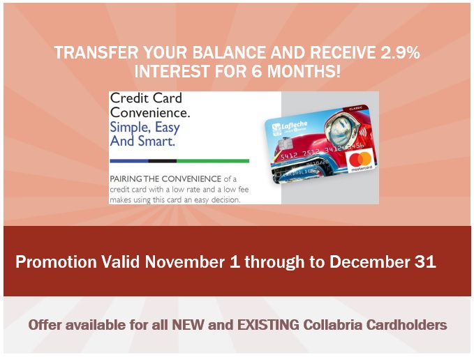 Collabria balance transfer